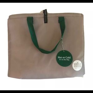 WHOLE FOODS MARKET Reusable Insulated Velcro Bag